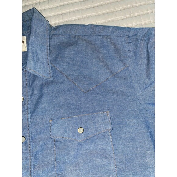 Vintage Saddle King Western pearl snap short sleeve shirt - Picture 5 of 5